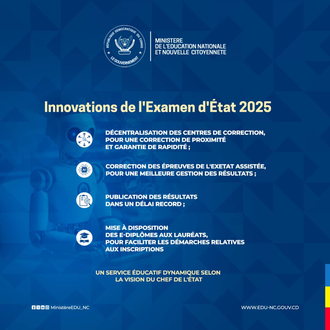 Examen d’État 2025 – Précisions du Ministère de l’Éducation Nationale.