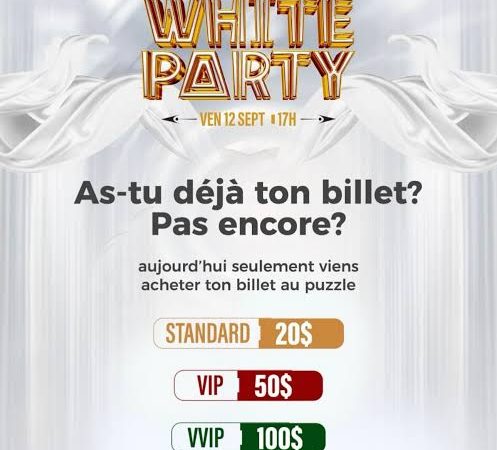 WHITE PARTY PUZZLE LOUNGE VIP L’EVENEMENT QUI A MARQUE SEPTEMBRE 2025.